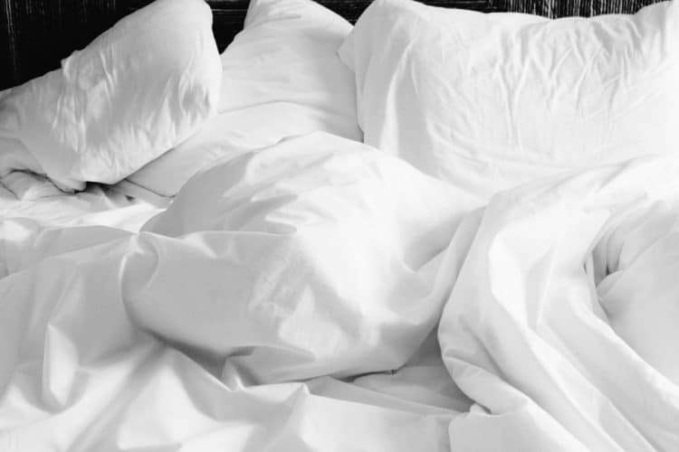 ruffled sheets
