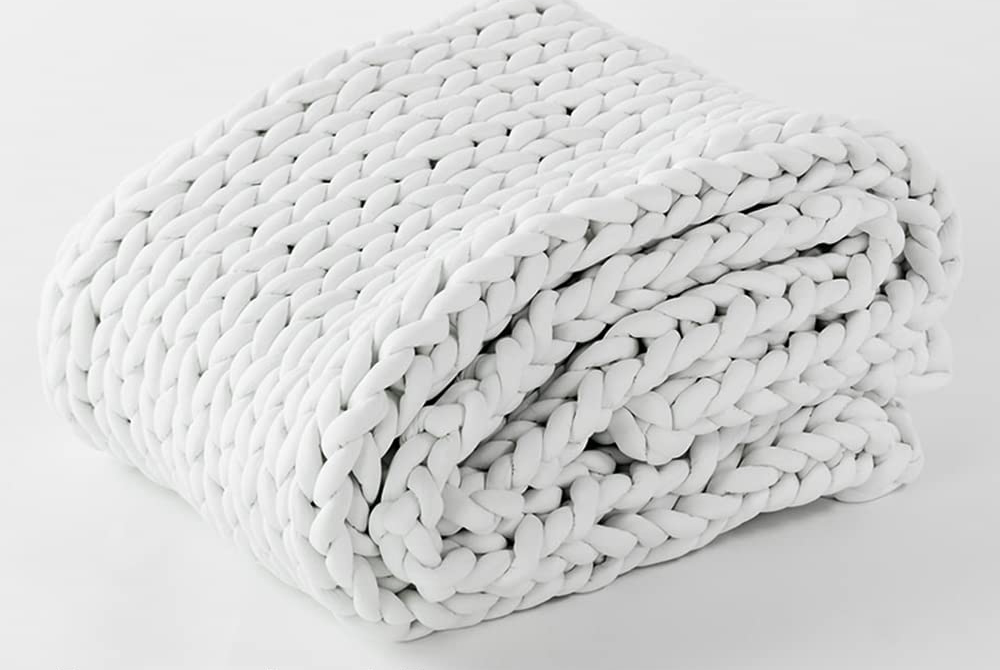 Nuzzie Knit Weighted Blanket Amazon